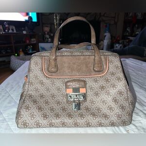 Guess Faux Leather Satchel